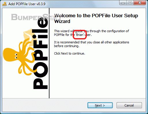 POPFile Screenshot
