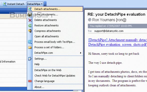 DetachPipe Screenshot