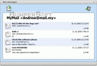 Smart Mail Notifier Screenshot