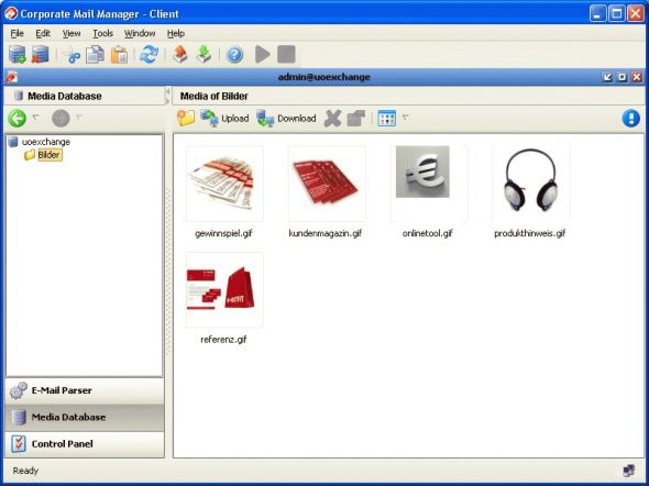 Corporate Mail Manager Screenshot