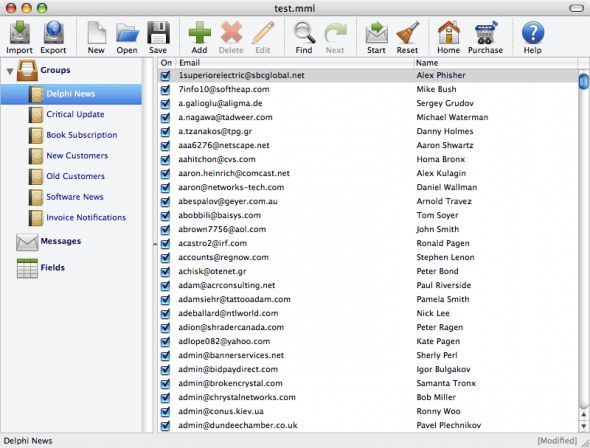 Mass Mailer for Mac Screenshot