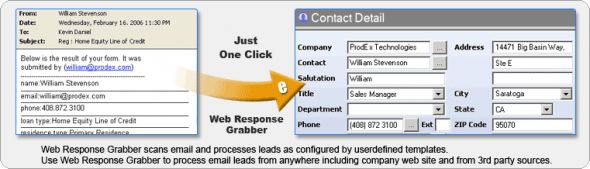 eMail-Lead Grabber Business Screenshot