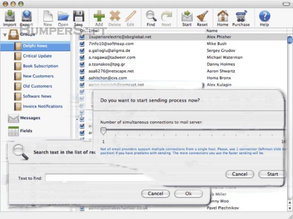 Advanced Mac Mailer for Tiger Screenshot
