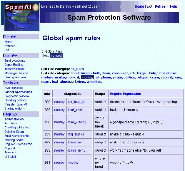 SpamAI Spam Blocker Screenshot