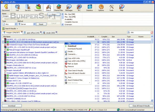 eMule Screenshot