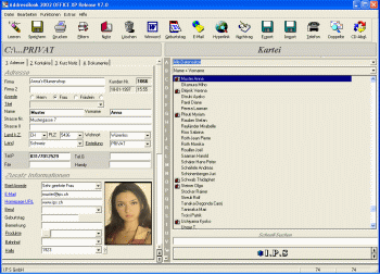 AddressBook fr Windows Screenshot