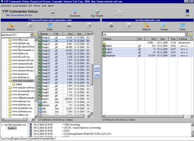 FTP Commander Deluxe Screenshot