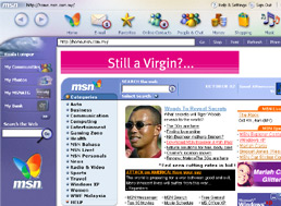 MSN Explorer Screenshot