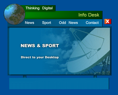 Thinking Digital Info Desk Screenshot
