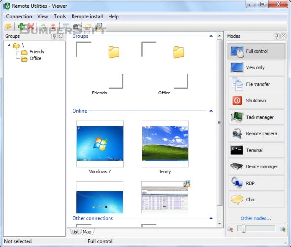 Remote Utilities Screenshot