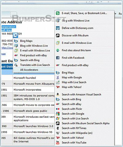 Internet Explorer 8 Screenshot