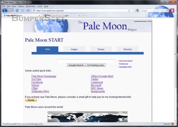 Pale Moon Screenshot