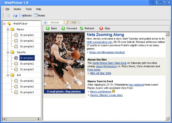 WebPicker Screenshot