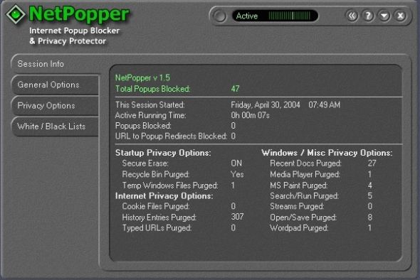 NetPopper Screenshot