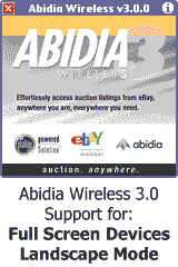 Abidia Wireless eBay for Palm Screenshot