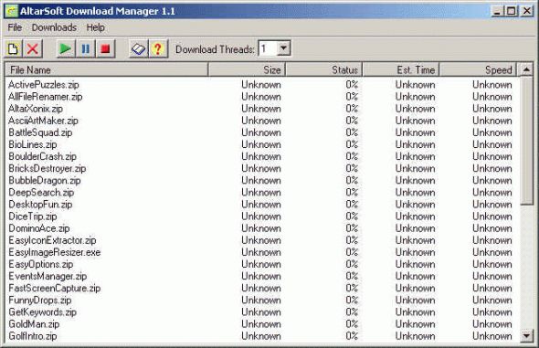 AltarSoft Download Manager Screenshot