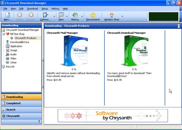 Chrysanth Download Manager Screenshot