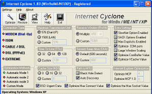 Internet Cyclone Screenshot