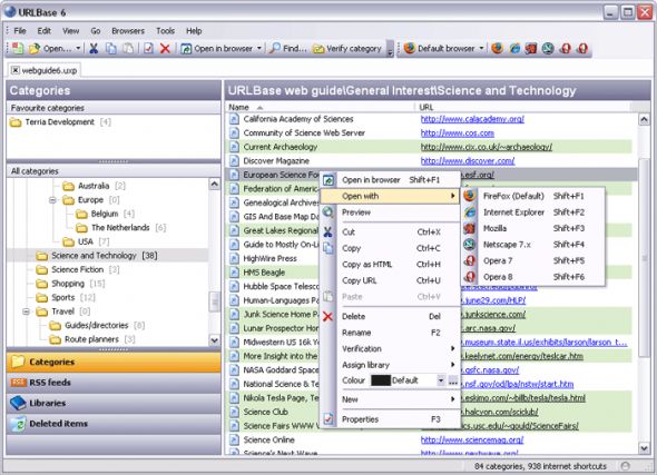 URLBase Professional Edition Screenshot