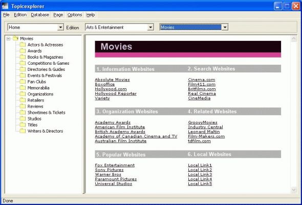 Topicexplorer Desktop Screenshot