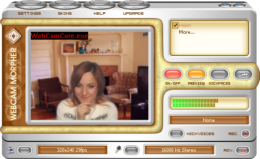 AV Webcam Morpher Gold Screenshot