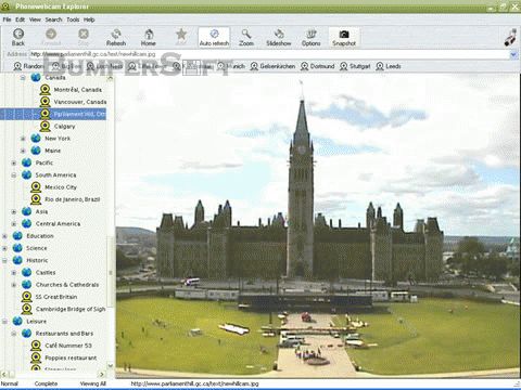 Phonewebcam Explorer Screenshot