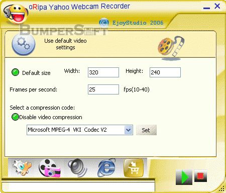 oRipa Yahoo Webcam Recorder Screenshot