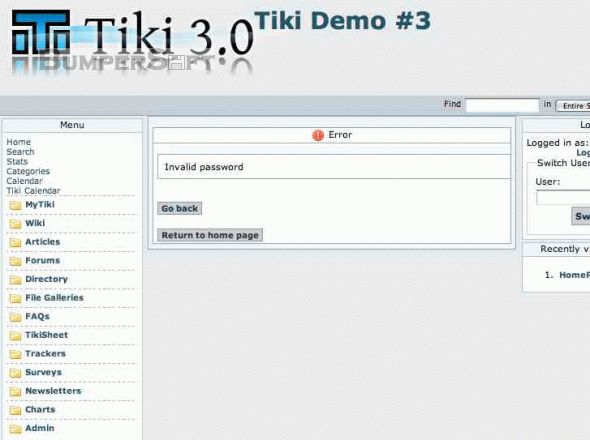 Tiki Screenshot