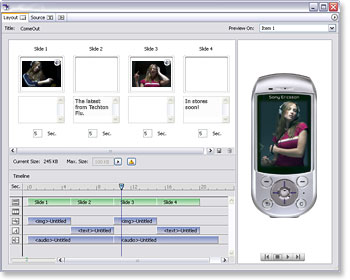 Adobe GoLive Screenshot