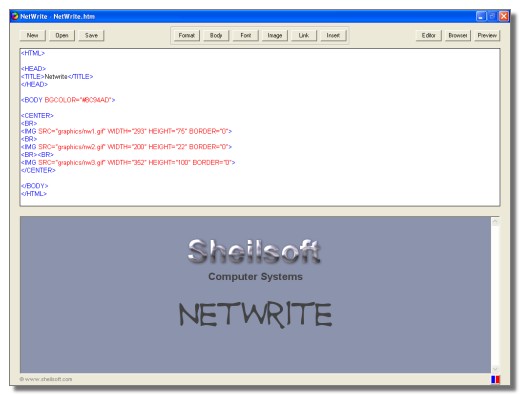 NetWrite Screenshot