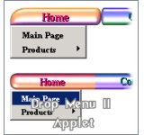 Drop Menu II Applet Screenshot