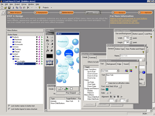 1 Cool Menu FX Tool - Java Screenshot