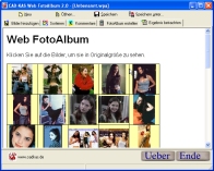 Web PhotoAlbum Screenshot