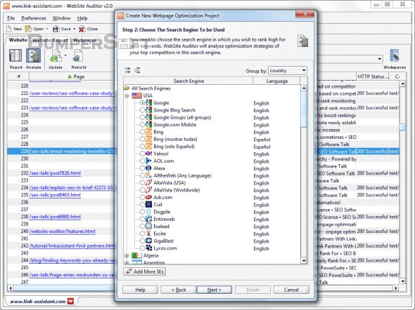 SEO PowerSuite Screenshot