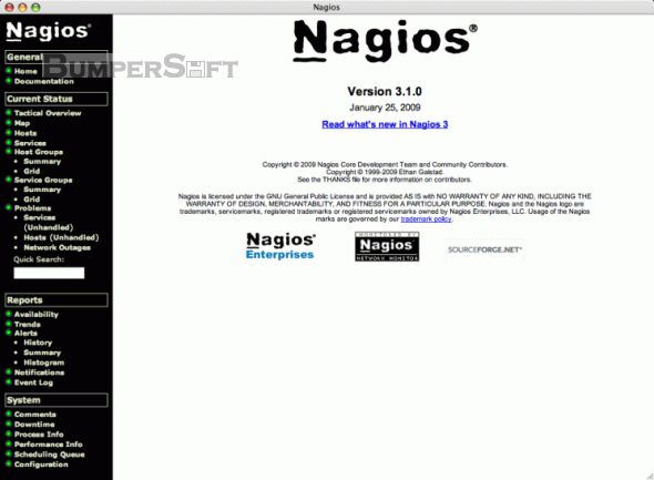 Nagios (formerly NetSaint) Screenshot