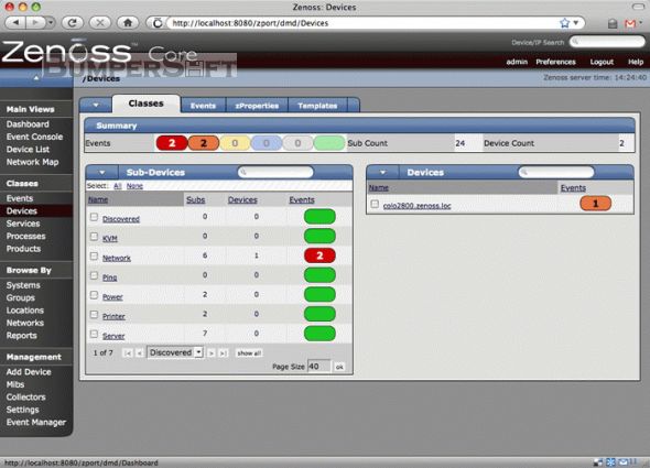 Zenoss Core Screenshot