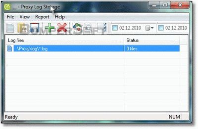 Proxy Log Storage Screenshot