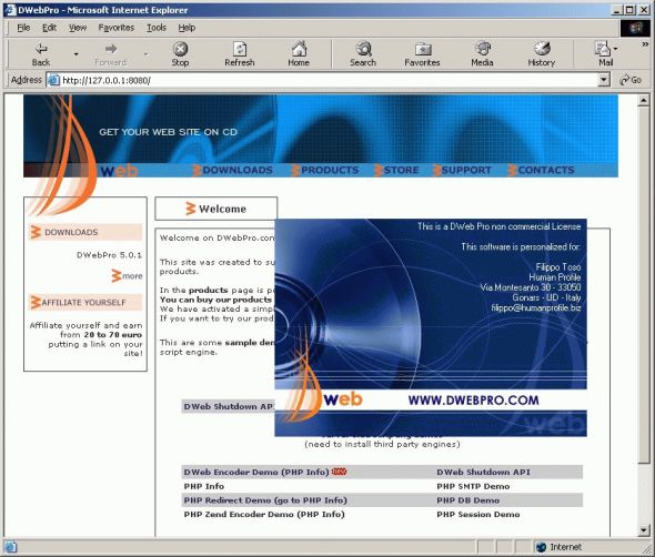 DWebPro Screenshot