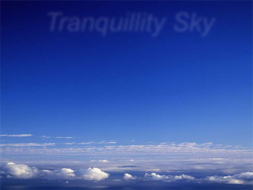 Tranquillity Sky screensaver Screenshot