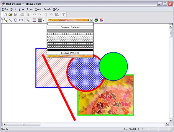 PatternCombo ActiveX Control Screenshot