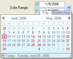 XE-Date Control Screenshot