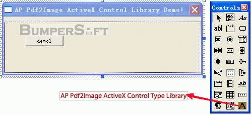 PDF to Image SDK/COM Server License (AP Pdf2Image ActiveX Control) Screenshot