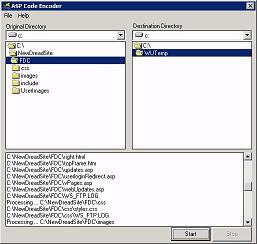 ASP Script Encoder Screenshot