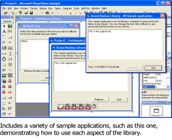 Xceed Backup Library Screenshot