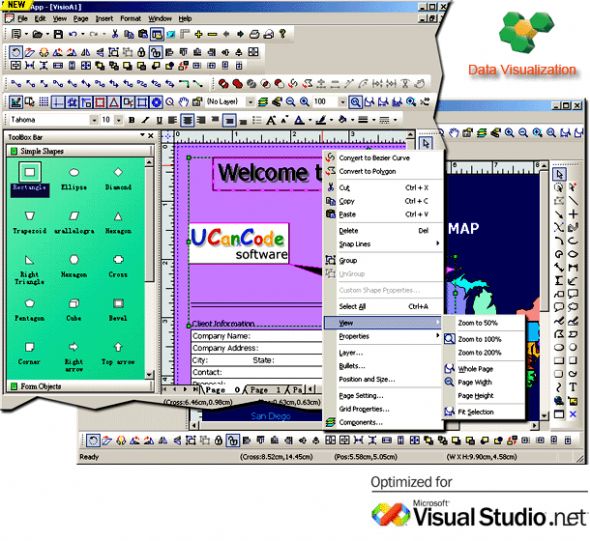 E-XD++ MFC Library Enterprise Screenshot