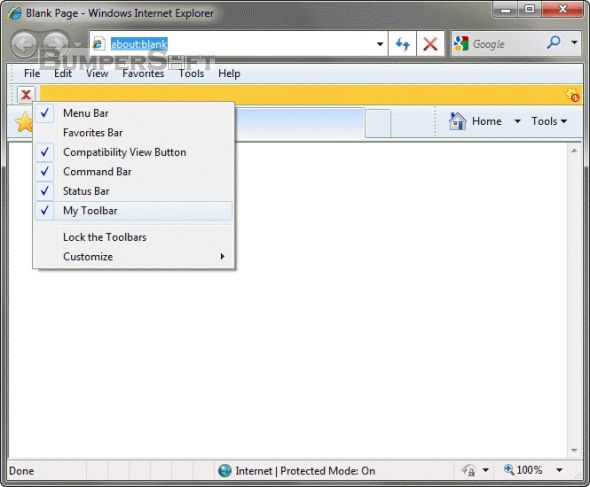Add-in Express .NET for Internet Explorer Screenshot