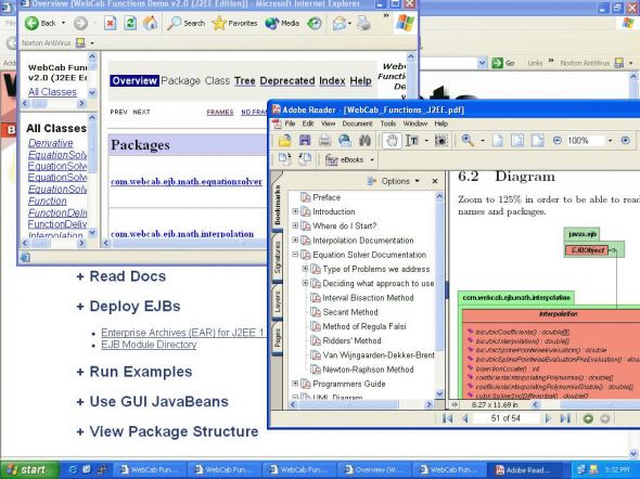 WebCab Functions (J2EE Edition) Screenshot