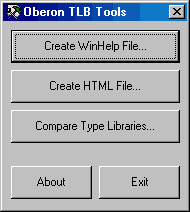 Oberon Type Library Tools Screenshot
