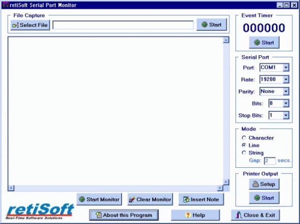Serial Port Monitor Screenshot