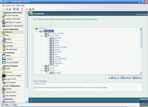 InstallAware Express Screenshot